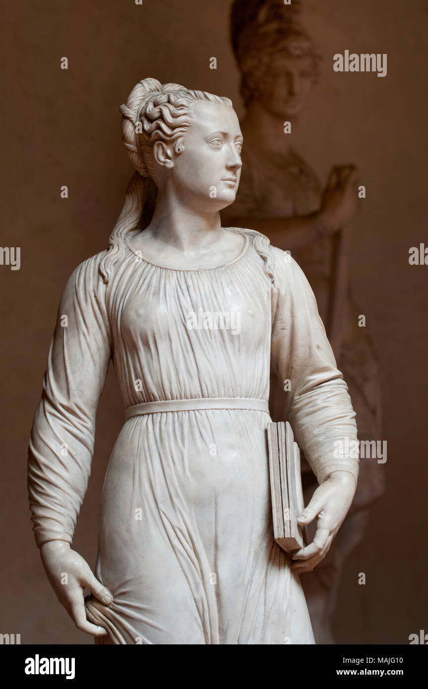Statues antiques au Musée du Bargello, Florence (Italie) Banque D'Images