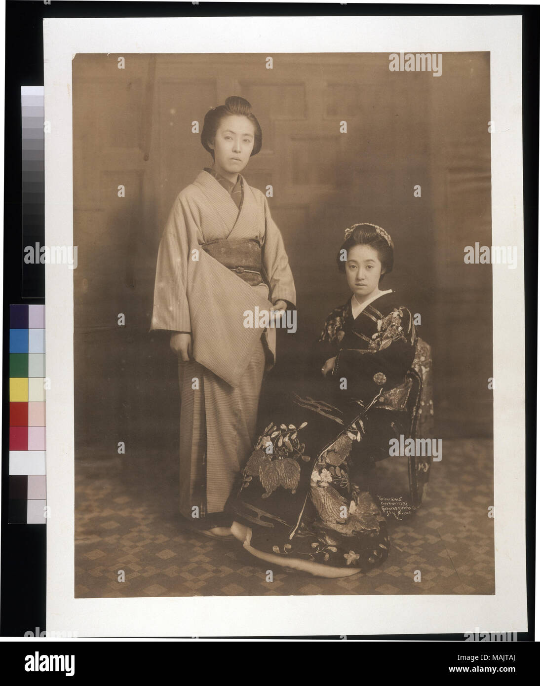 Titre : Yukie. (Prises au cours de la Foire mondiale de 1904). . 1904. Gerhard Soeurs Banque D'Images