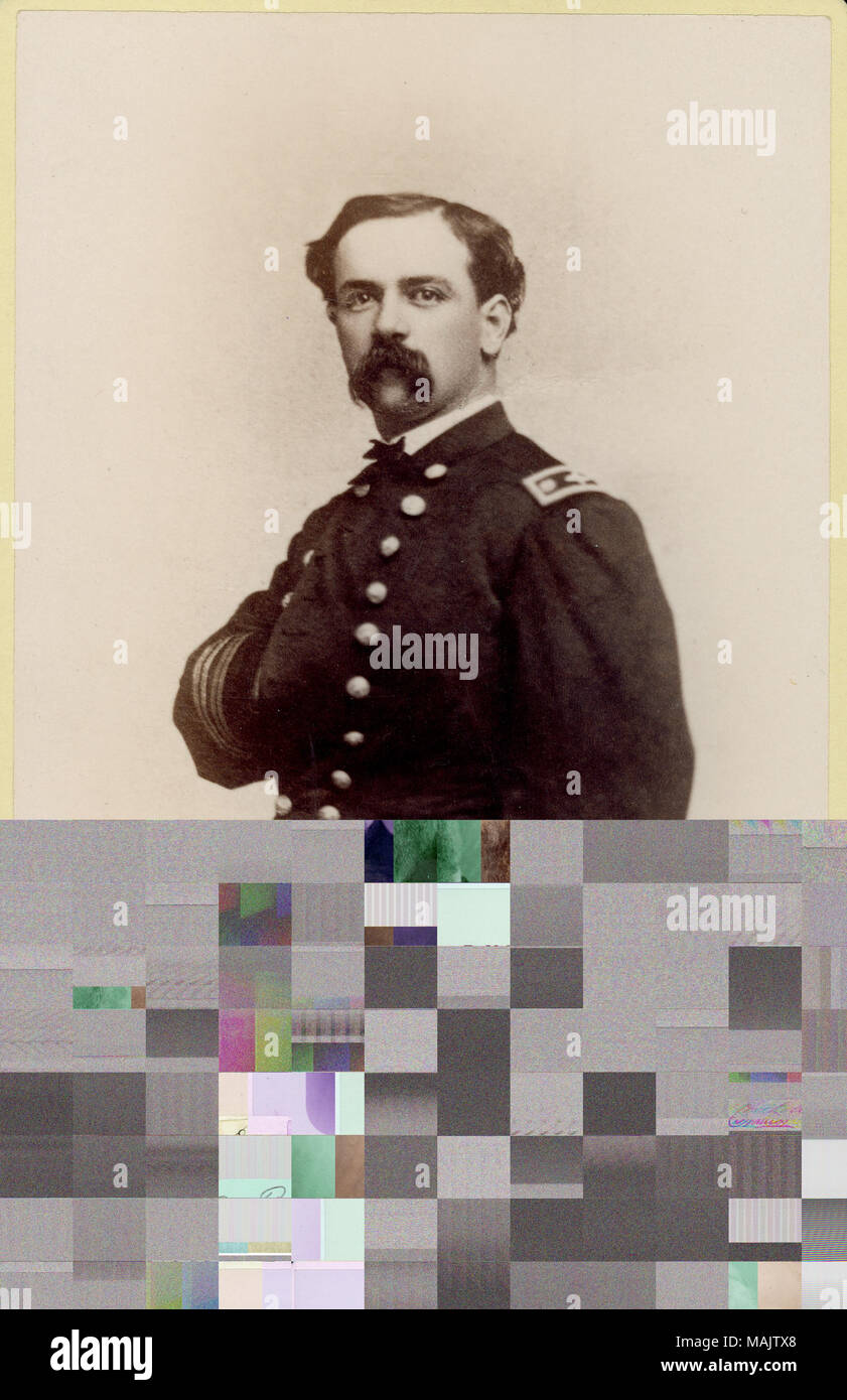 Baptista Edne Chassaing, ingénieur en chef, Marine américaine. Photographie par Genelli, 1861-1865. Missouri History Museum Photographie et collection. Légion fidèle portrait Albums : Anciens combattants de la guerre civile. P0233-2634. Banque D'Images