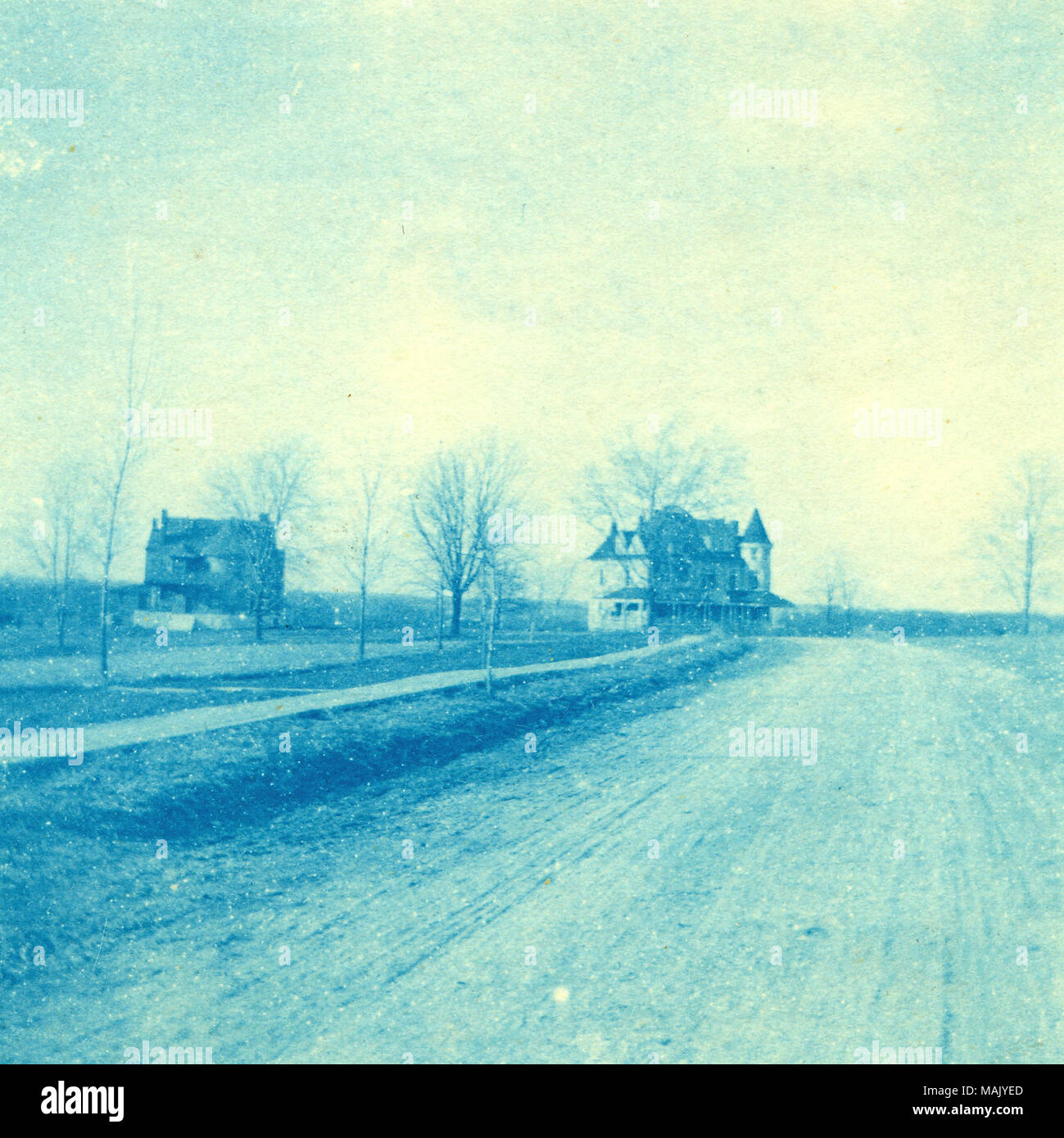 Titre : J. Kendrick Résidence à Meklin Park. . Vers 1886. Banque D'Images