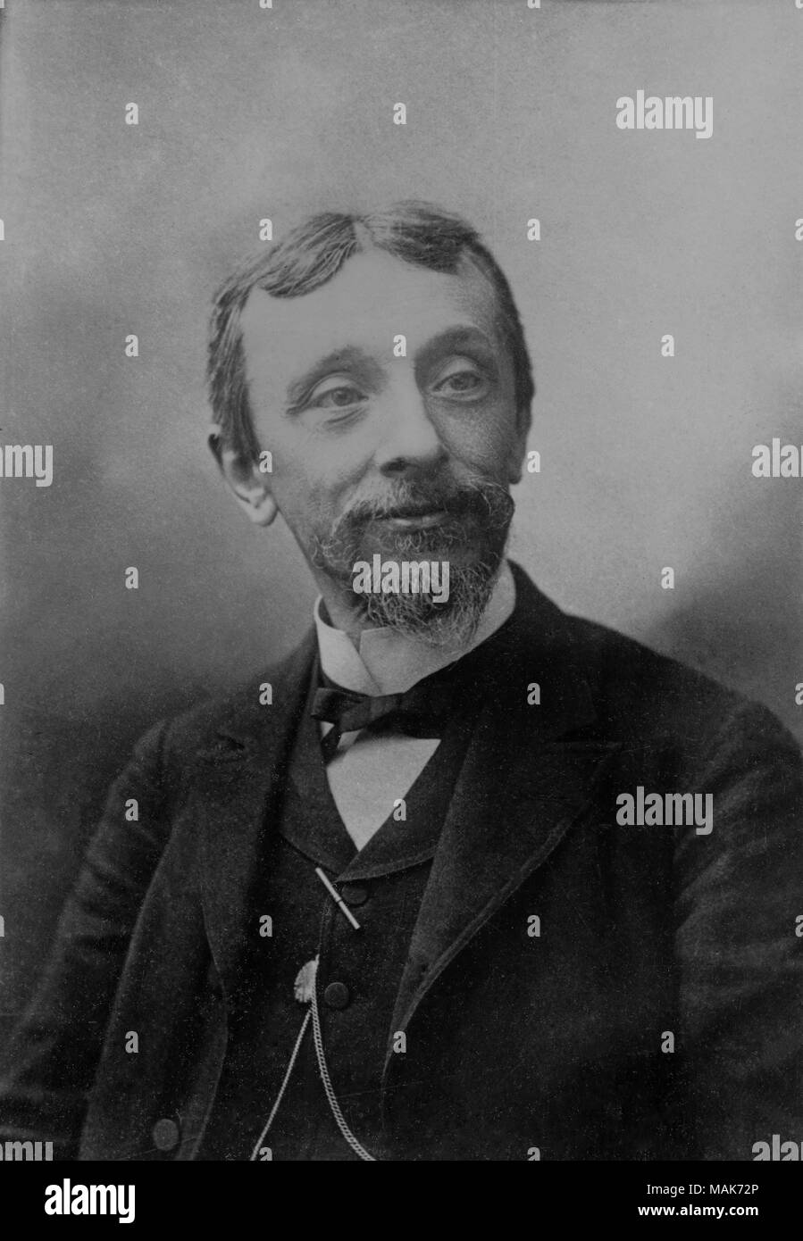 Portrait du docteur Armand Despres ( 1834 - 1896 ) - photographie par Anonyme Banque D'Images