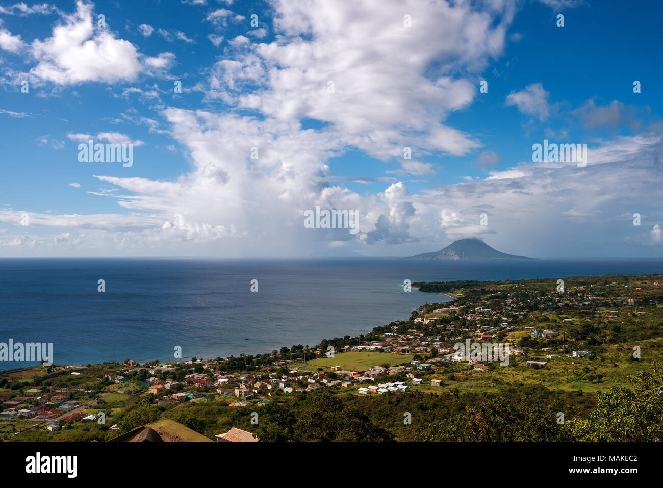 Fédération de Saint-Kitts-et-Nevis Saint-Kitts-Nevis Föderation und Banque D'Images