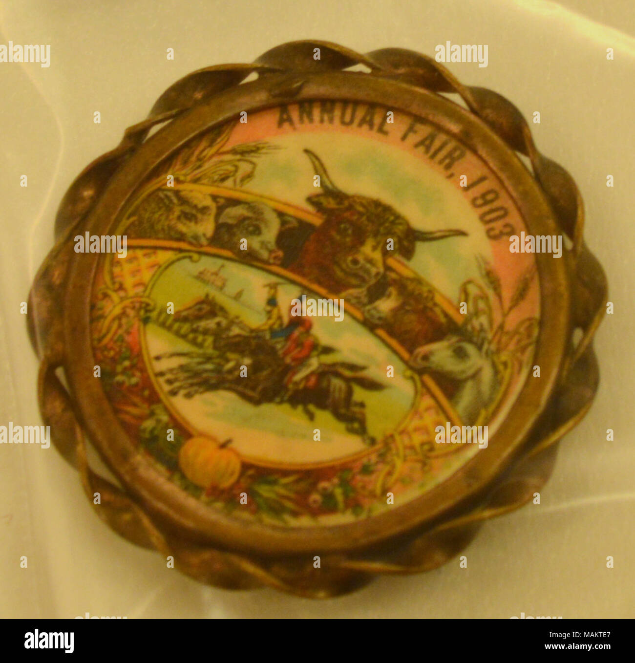 Foire annuelle de l'axe, faite à New York. Titre : Foire annuelle de l'axe . 1903. Whitehead et Hoag Company, Newark, NJ Banque D'Images