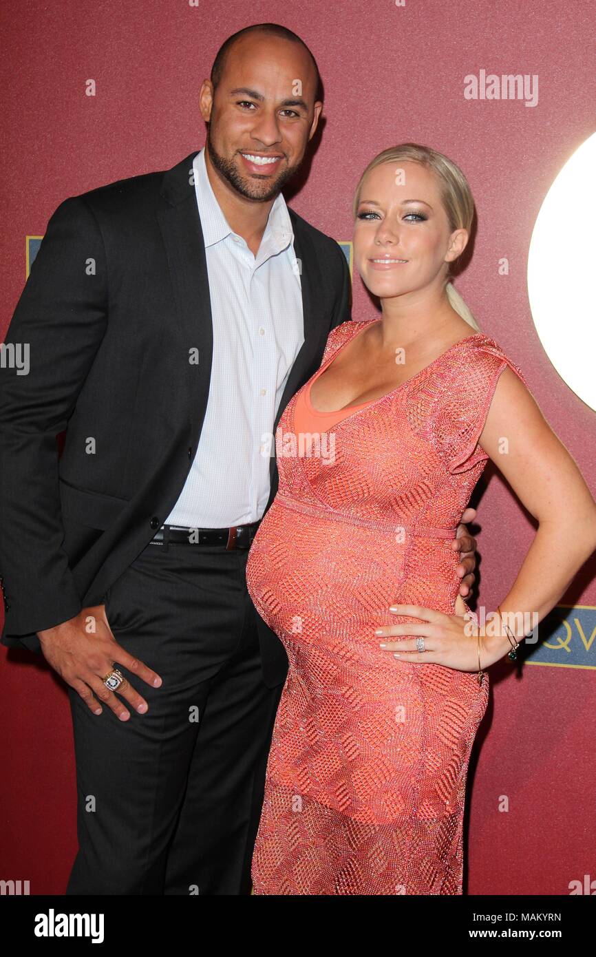 ***PHOTO*** KENDRA WILKINSON ANNONCE LE SPLIT DE HANK BASKETT, Los Angeles, CA - le 28 février : Hank Baskett, Kendra Wilkinson au QVC 5e événement Style Tapis Rouge, Quatre Saisons, Beverly Hills, le 28 février 2014. Credit : Janice Ogata/MediaPunch Banque D'Images