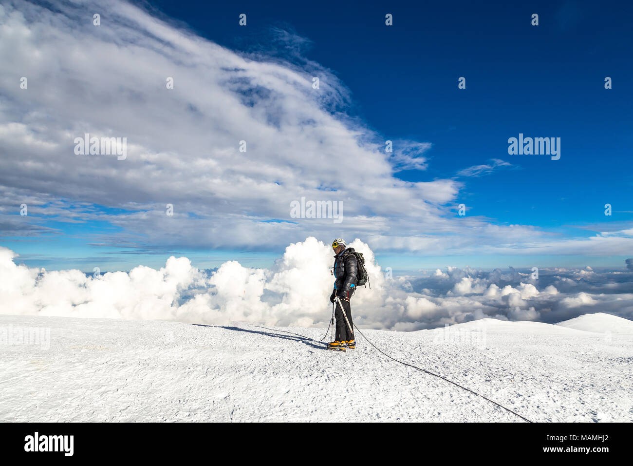 Mont Blanc, Chamonix, France. Banque D'Images