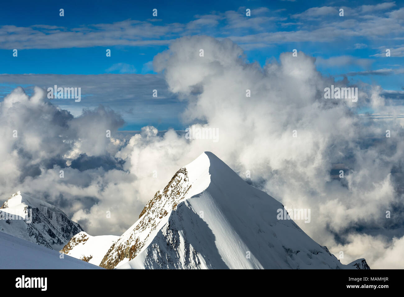 Mont Blanc, Chamonix, France. Banque D'Images