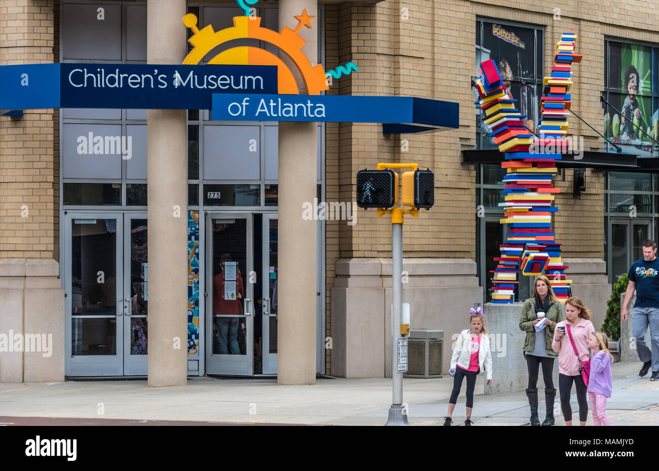 Children's Museum of Atlanta à Atlanta Centennial Olympic Park à Atlanta, Géorgie. (USA) Banque D'Images