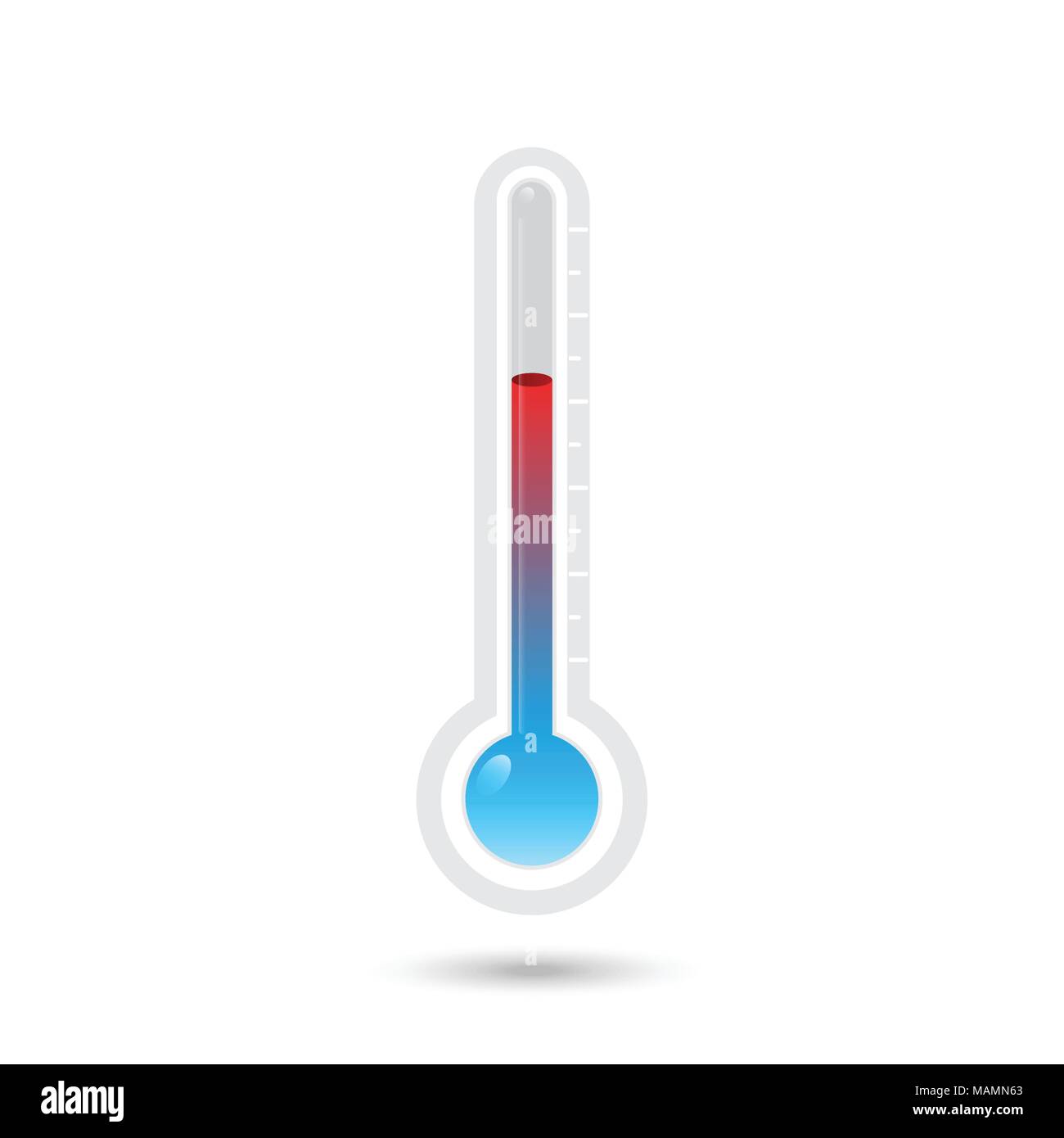 Icon Set thermomètre Illustration de Vecteur