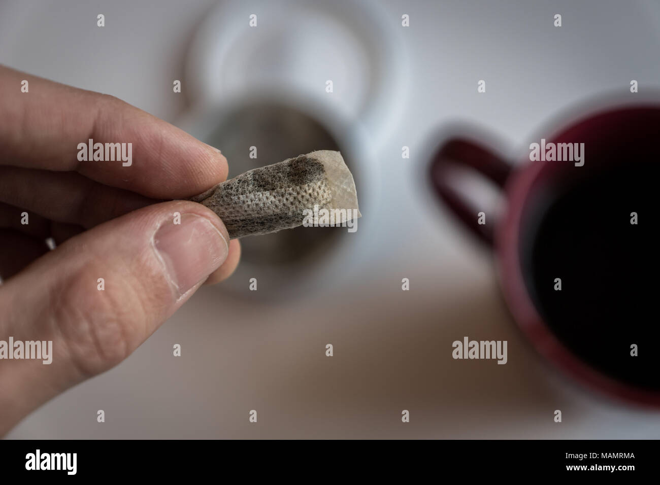 - Une boîte de snus snus, une poudre humide produit du tabac consommé en Norvège et en Suède, et parmi les athlètes Banque D'Images