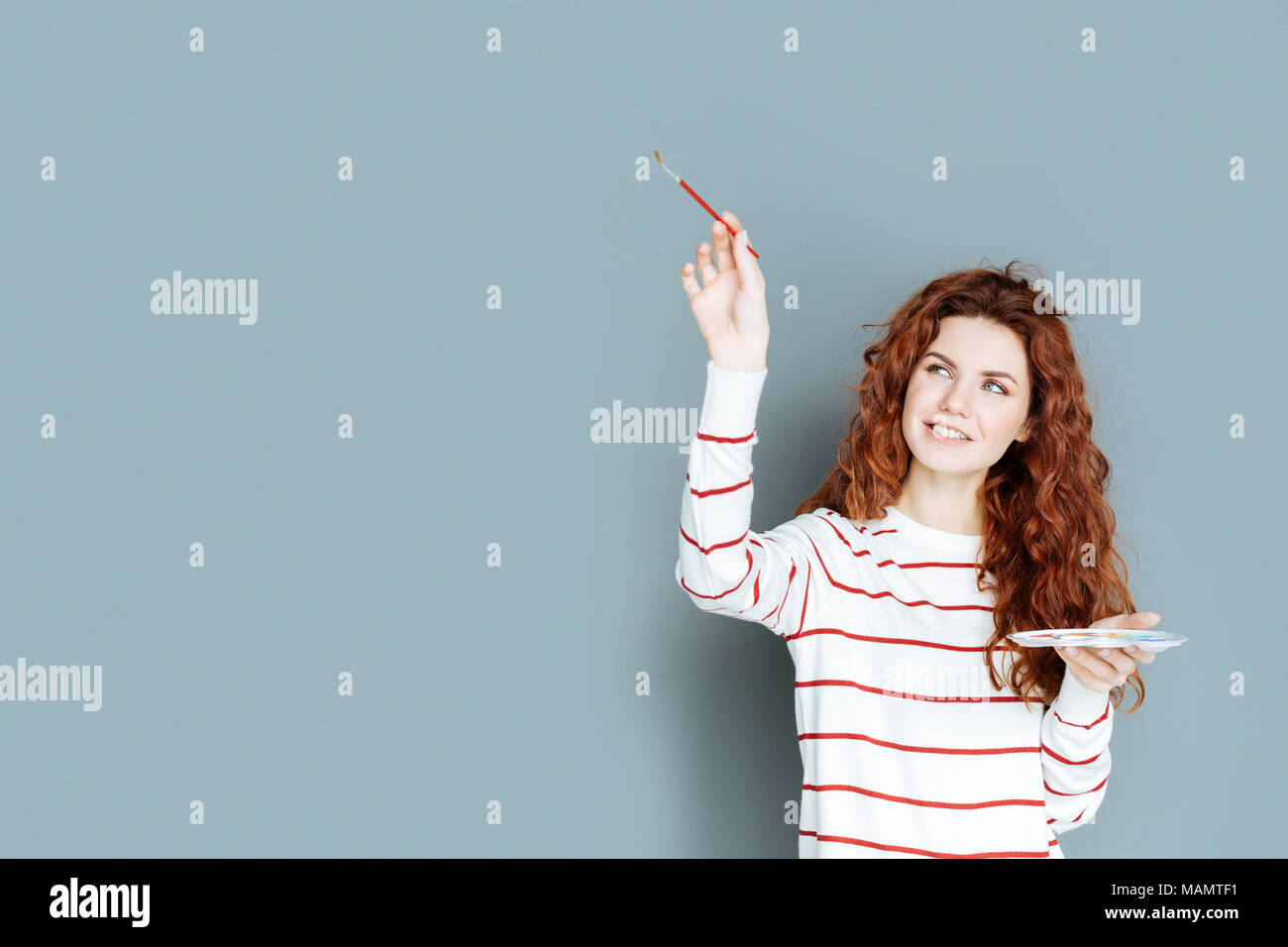 Creative content woman art Banque D'Images