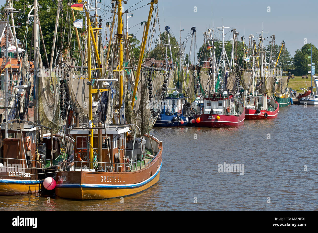 Kutter en Greetsiel Banque D'Images