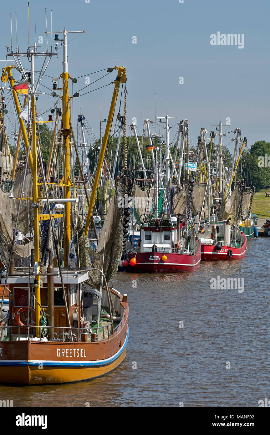 Kutter en Greetsiel Banque D'Images