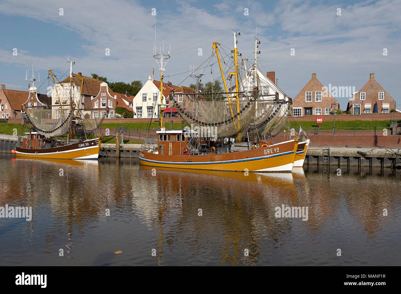 Kutter en Greetsiel Banque D'Images