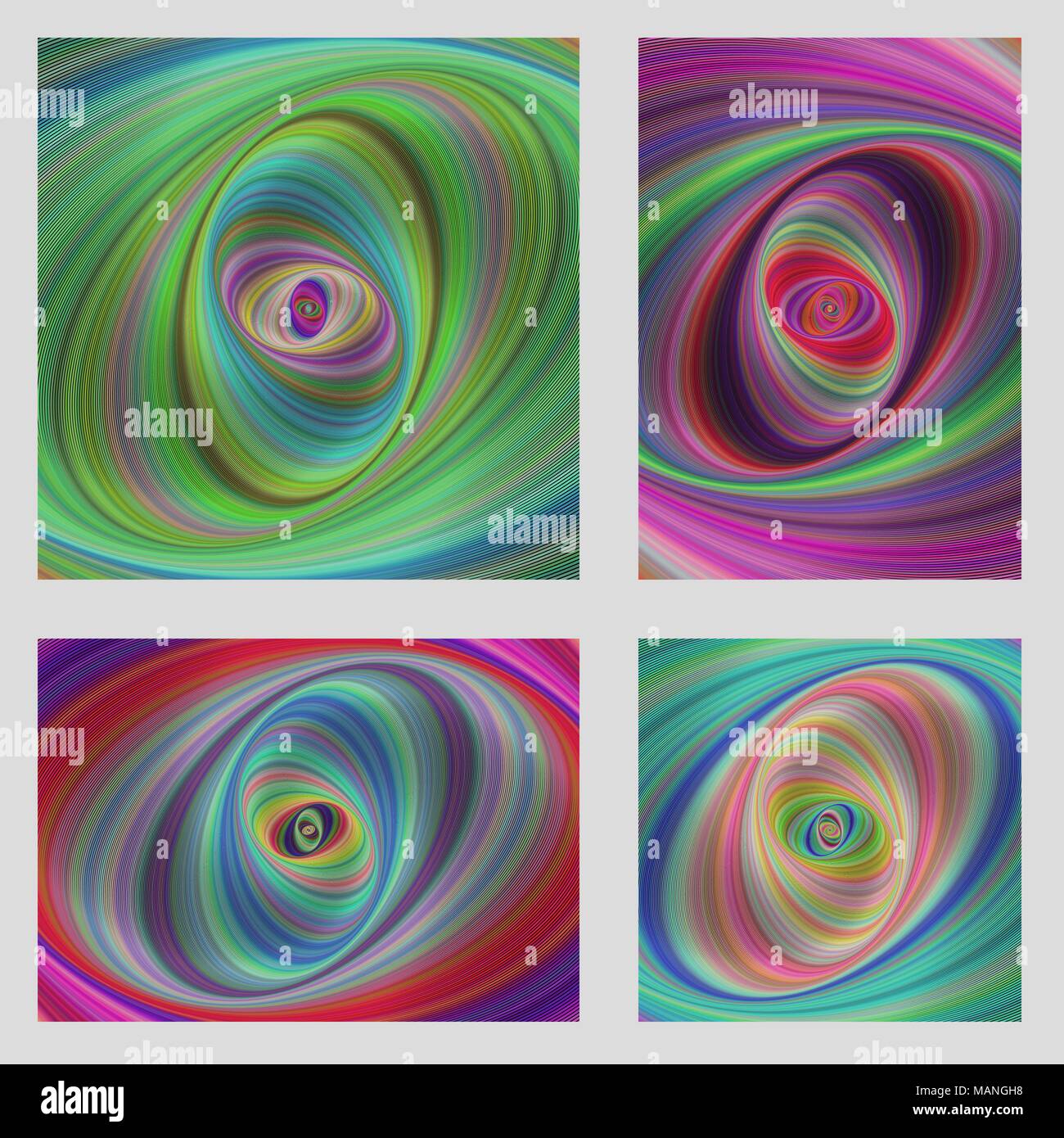 Motion design coloré jeu de fond brochure Illustration de Vecteur