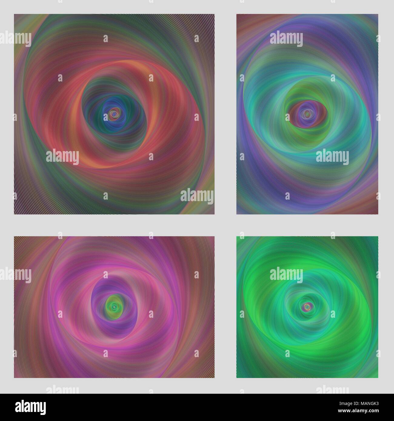 Motion design coloré jeu de fond brochure Illustration de Vecteur