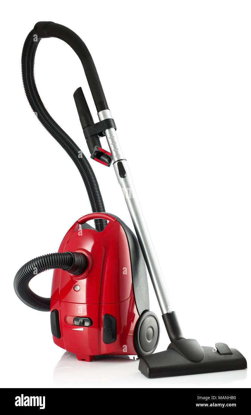Nouveau Aspirateur isolé sur fond blanc Banque D'Images