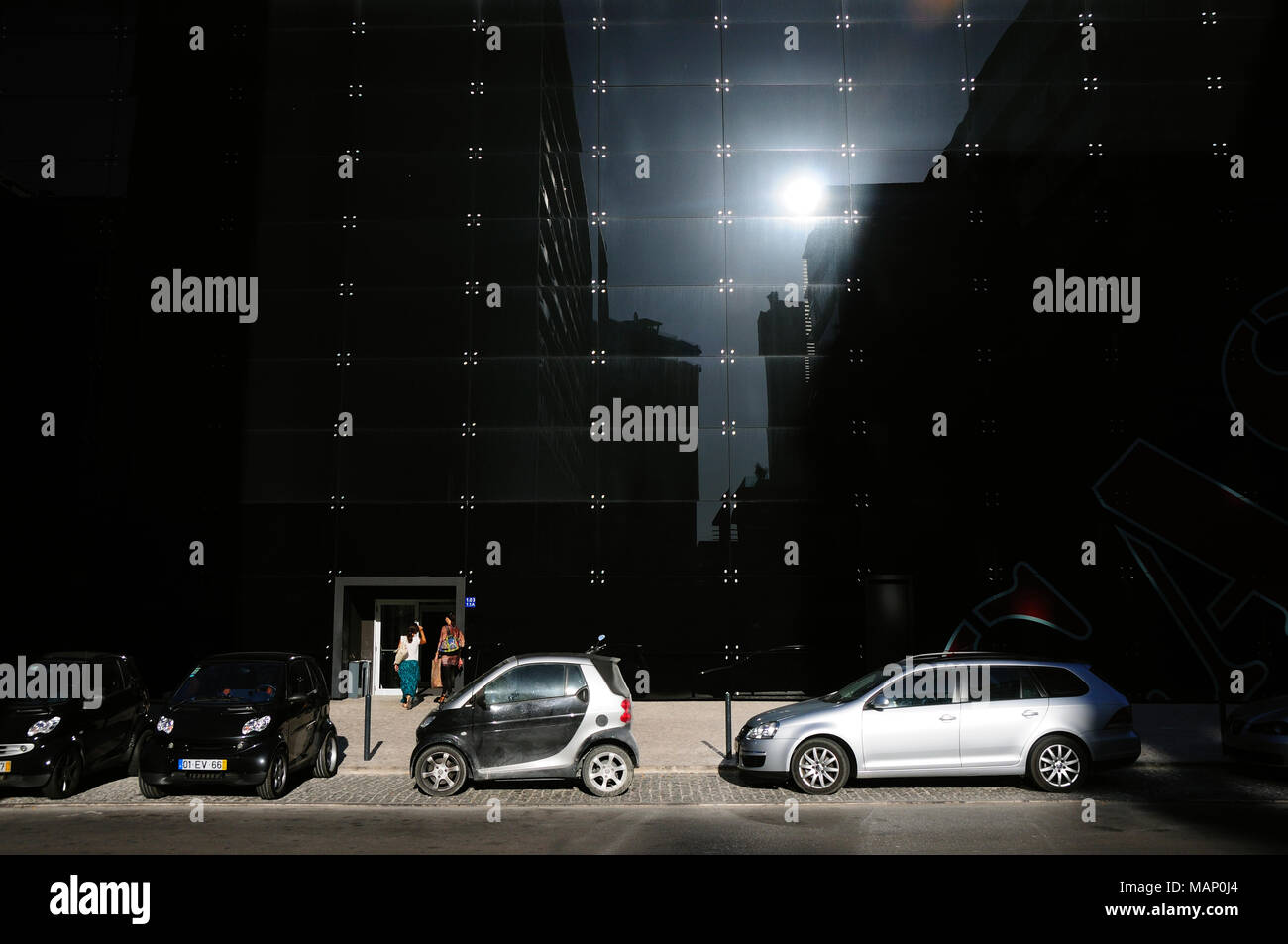 Scène de rue. Lisbonne, Portugal Banque D'Images