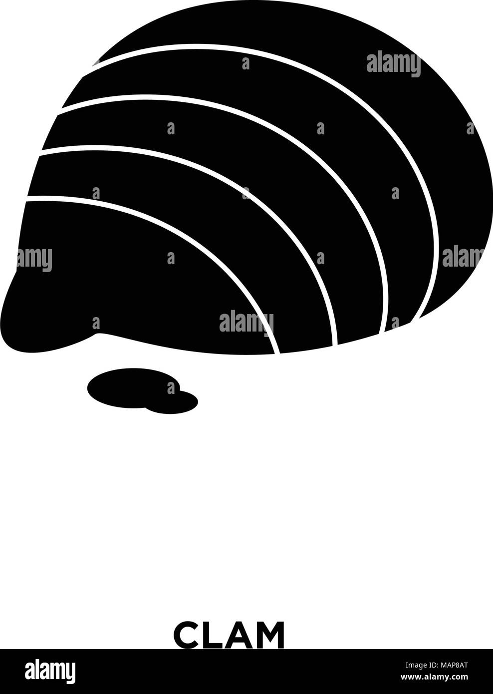 L'icône de myes sur fond blanc, en noir, icône vector illustration Illustration de Vecteur