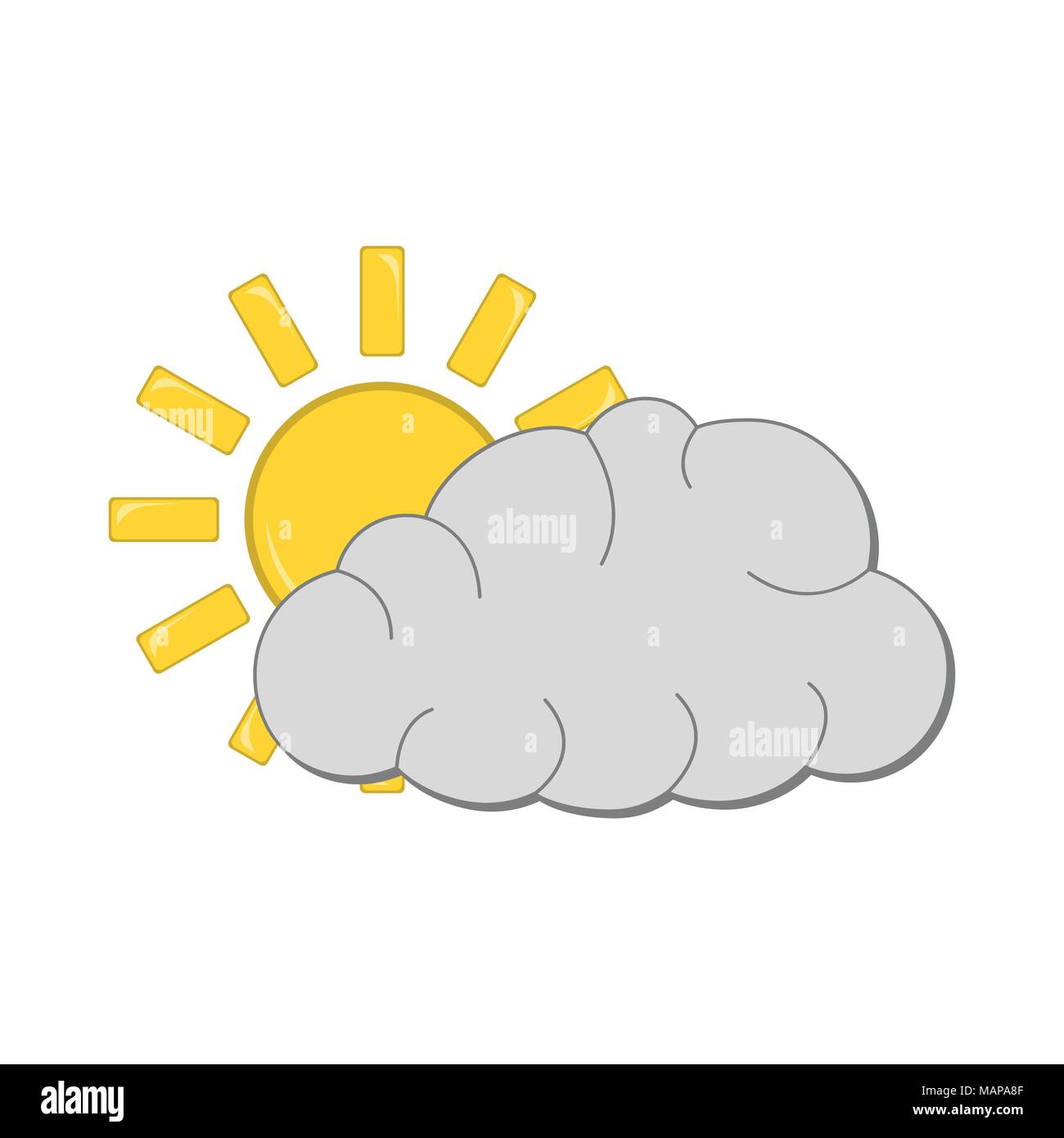 Soleil Avec Icone De Nuage L Etiquette Pour Le Web Meteo Sur Fond Blanc Cartoon Vector Illustration Image Vectorielle Stock Alamy Soleil Avec Icone De Nuage L Etiquette Pour Le Web Meteo Sur Fond Blanc Cartoon Vector Illustration Image Vectorielle Stock Alamy