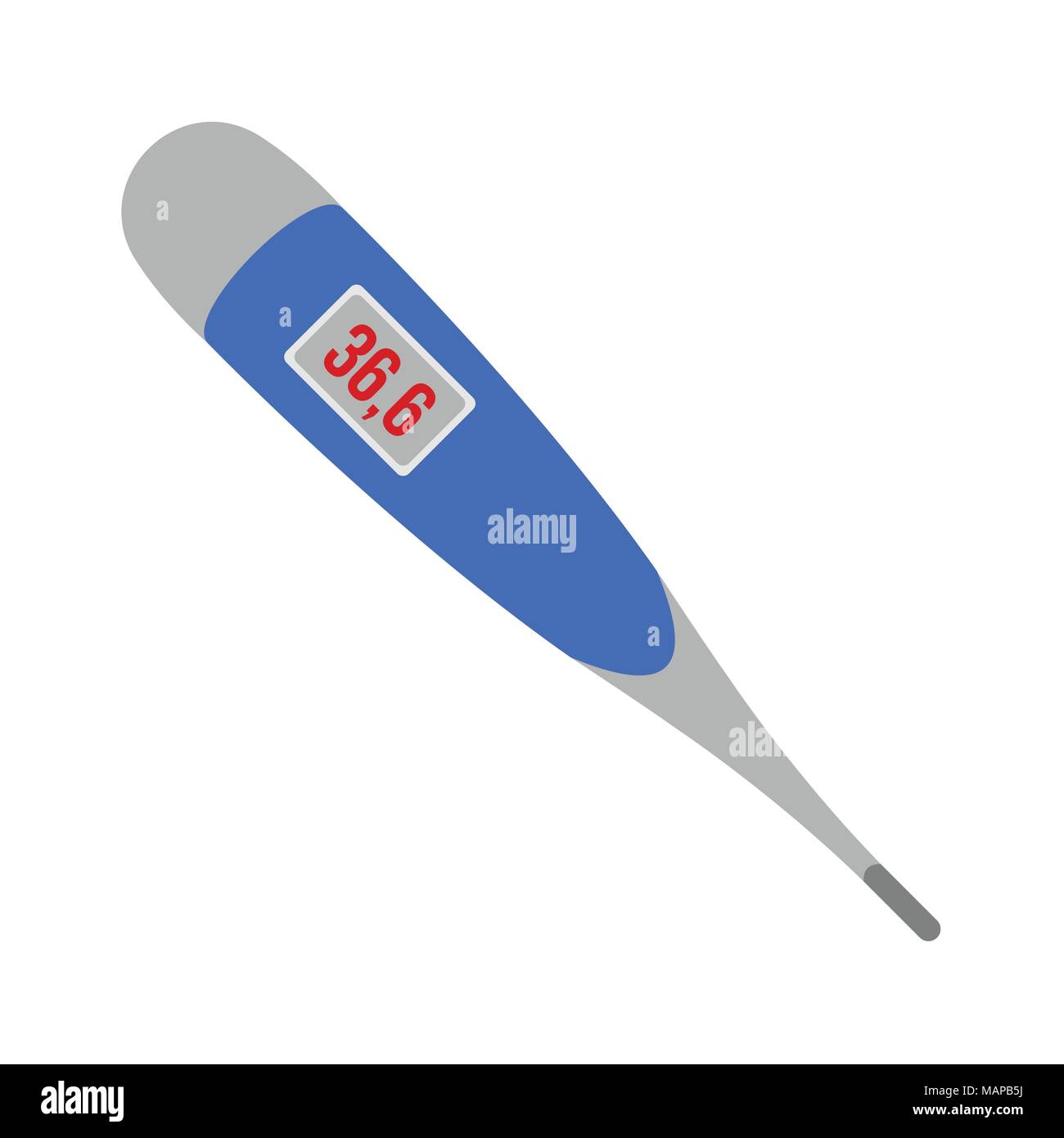 Thermomètre. L'icône de l'objet télévision médicale. Vector Illustration  Image Vectorielle Stock - Alamy