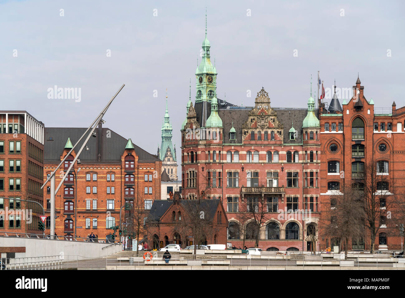 Historische Speicherstadt, Freie Hansestadt Hamburg, Deutschland | quartier des entrepôts de Speicherstadt, historique, Hambourg, Allemagne, Europe Banque D'Images