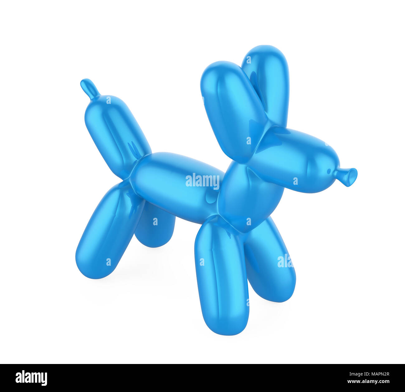 Balloon Dog Isolated Banque D'Images