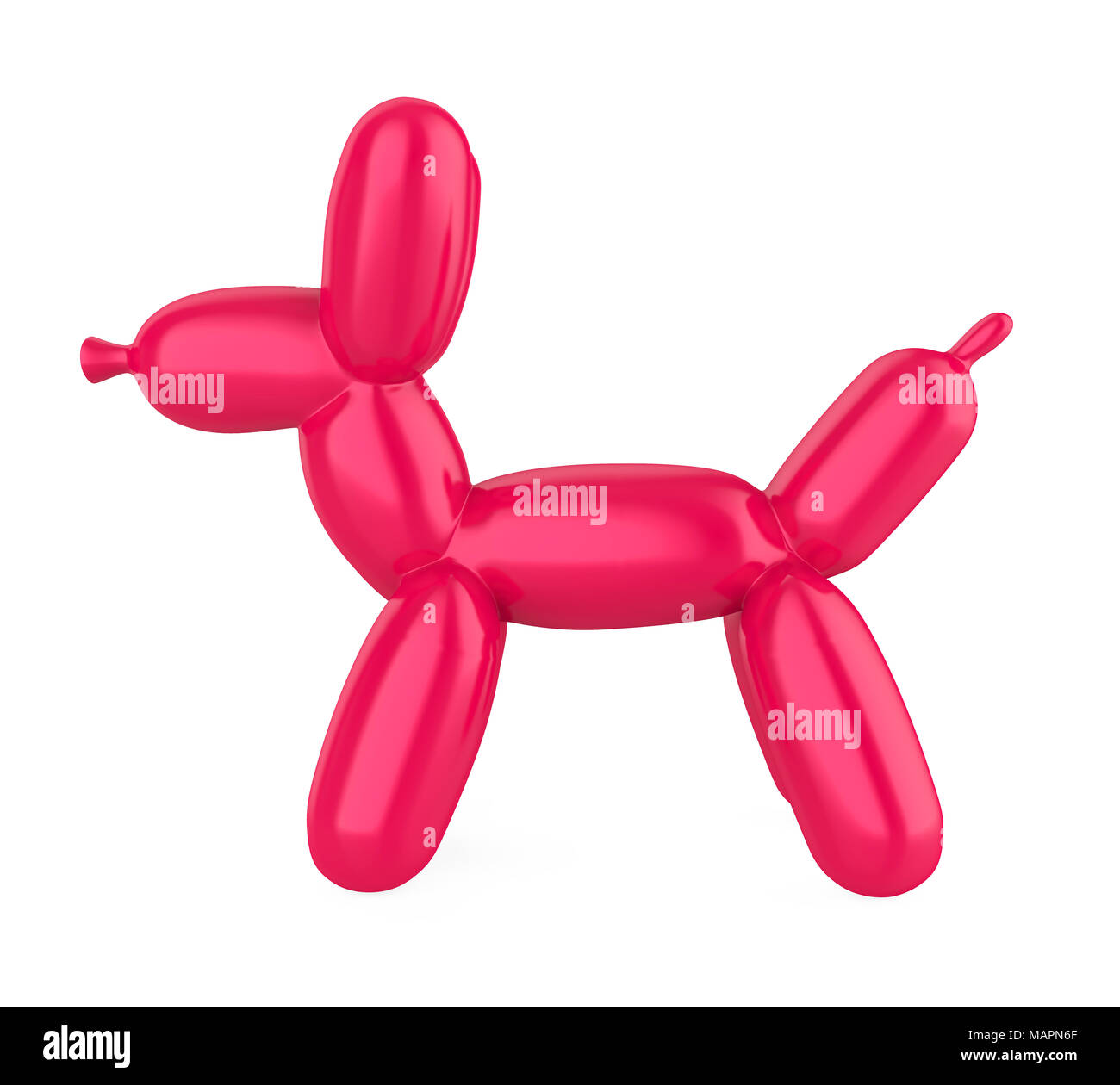 Balloon Dog Isolated Banque D'Images