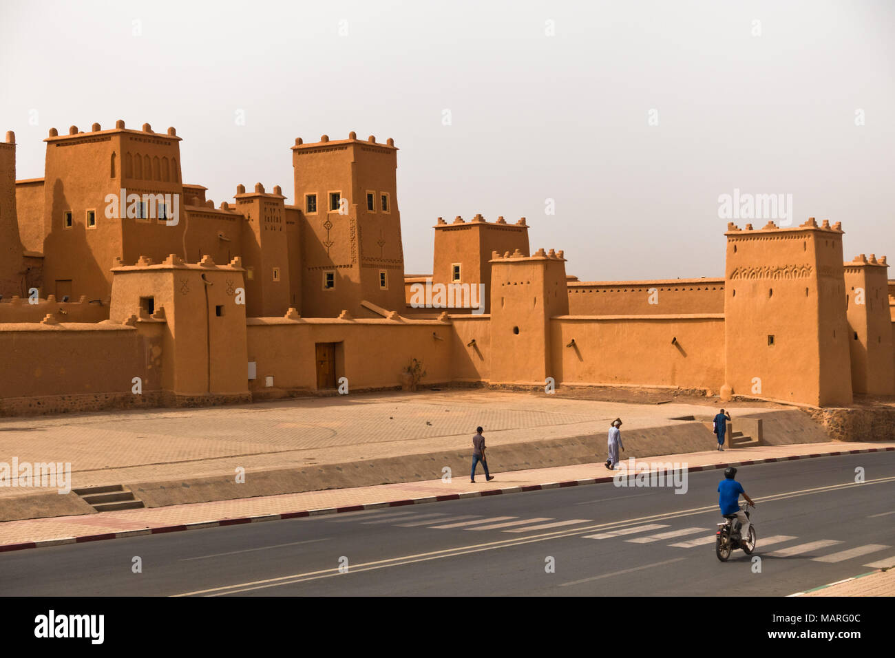 Les studios de cinéma de Hollywood marocain Ouarzazate au Maroc l'architecture Banque D'Images