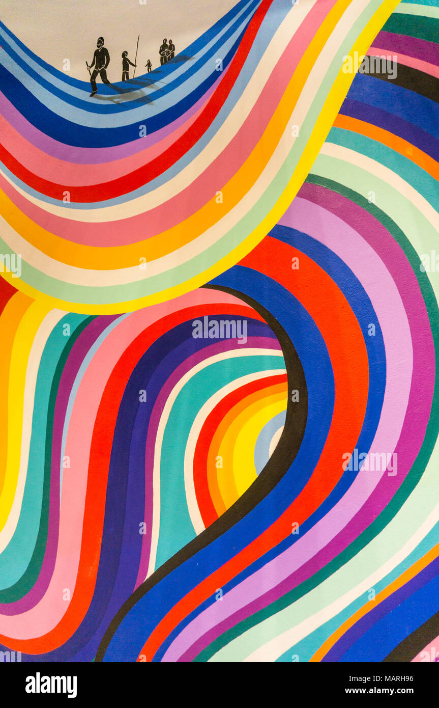 L'oeuvre d'art multicolore multicolore art graphique design graphique art  arc-en-ciel Photo Stock - Alamy
