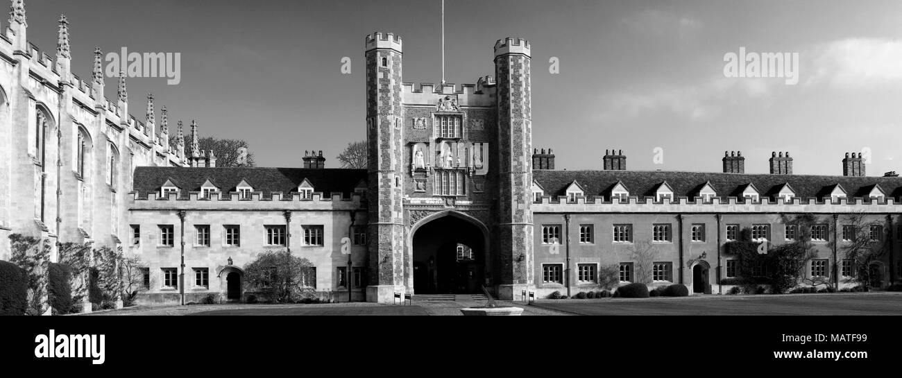 Vue d'été de Trinity College, Cambridge, bâtiments Ville Cambridgeshire, Angleterre, RU Banque D'Images