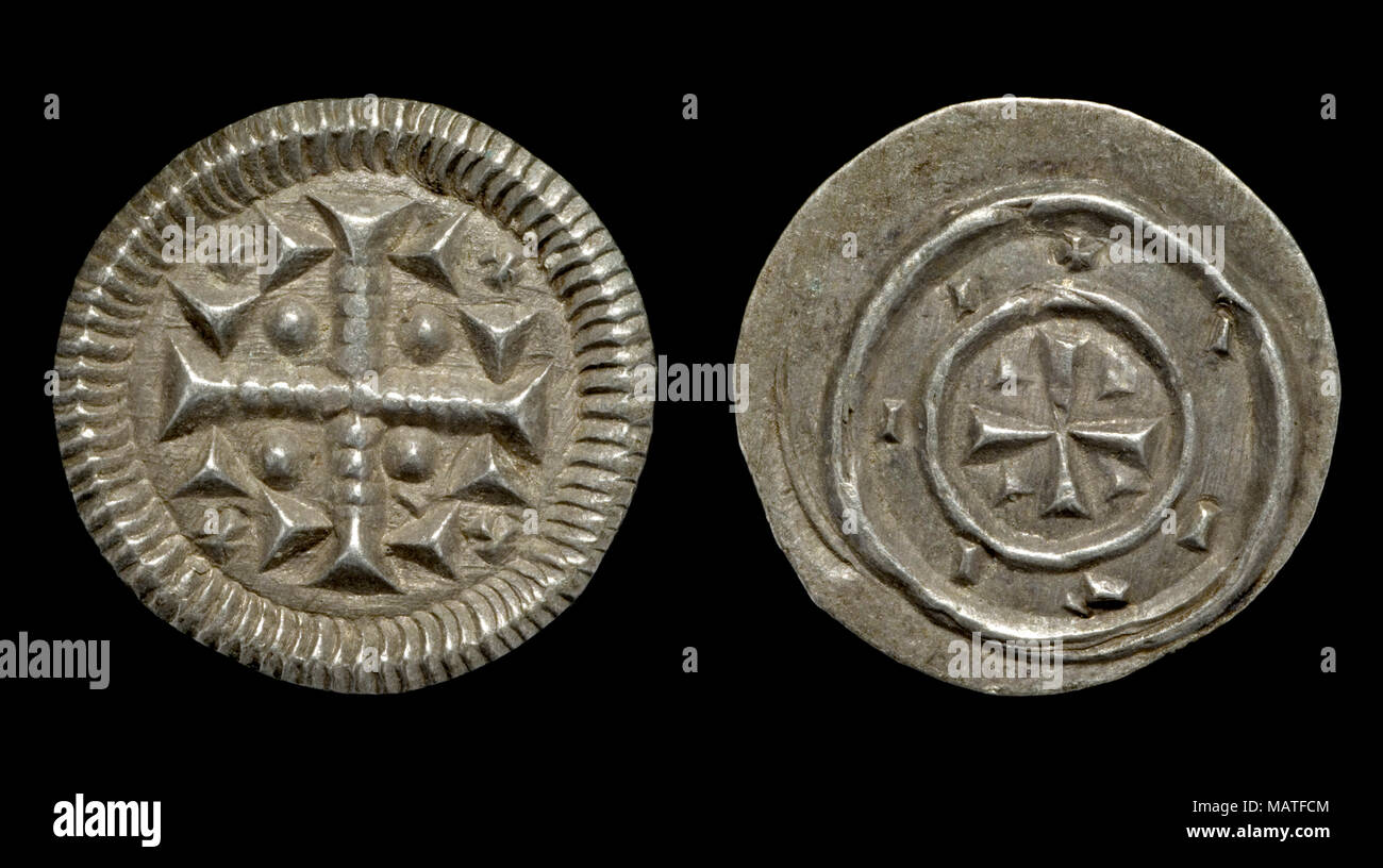 Coin d'Étienne II de Hongrie Banque D'Images