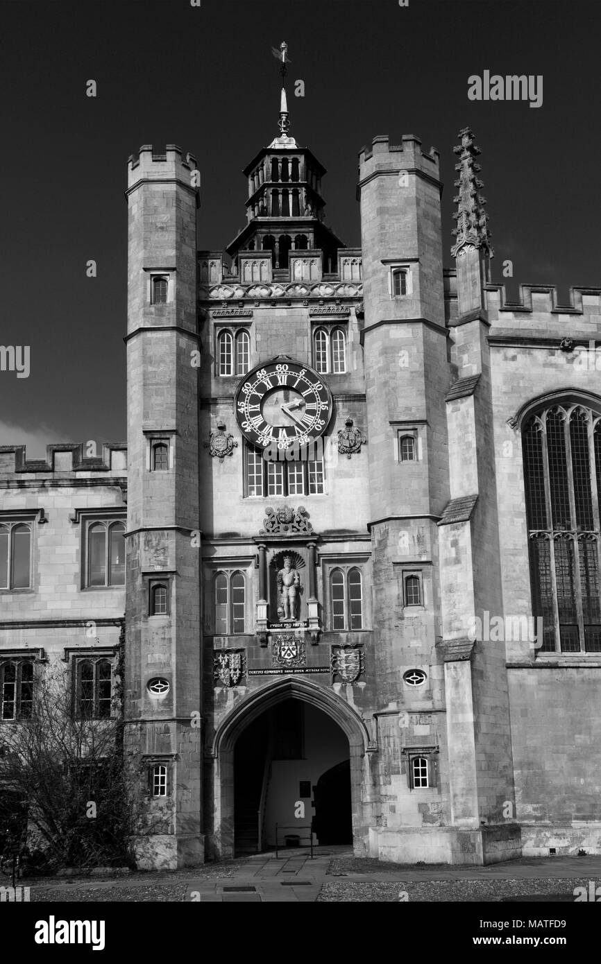 Vue d'été de Trinity College, Cambridge, bâtiments Ville Cambridgeshire, Angleterre, RU Banque D'Images
