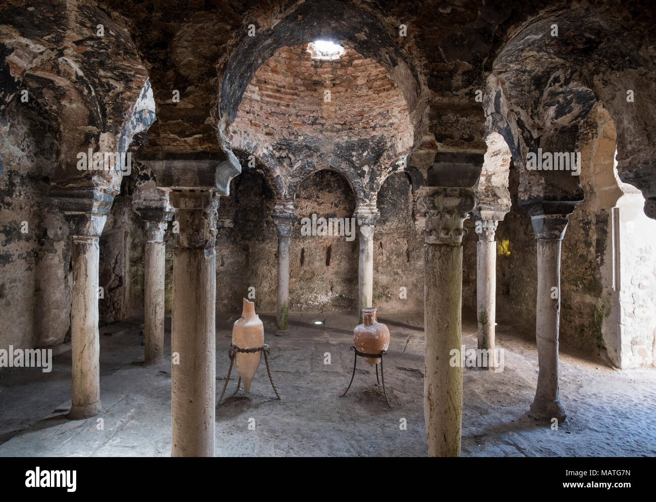 Majorque, Palma de Majorque, Banys Arabs, Arabische Bäder, Caldarium Banque D'Images