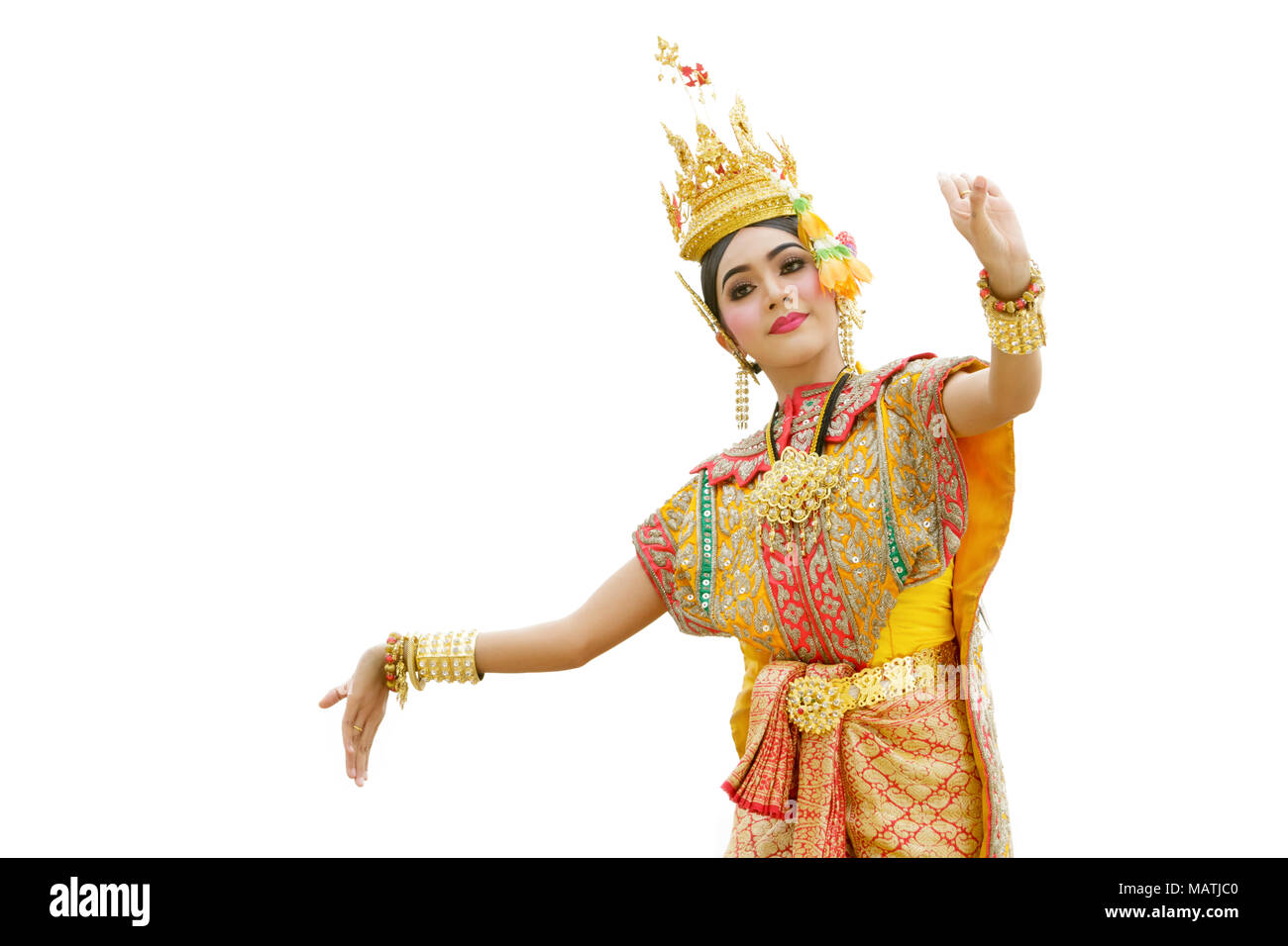 La Thaïlande dans Benjakai Danse masqué khon en littérature Ramayana,Thailand Banque D'Images