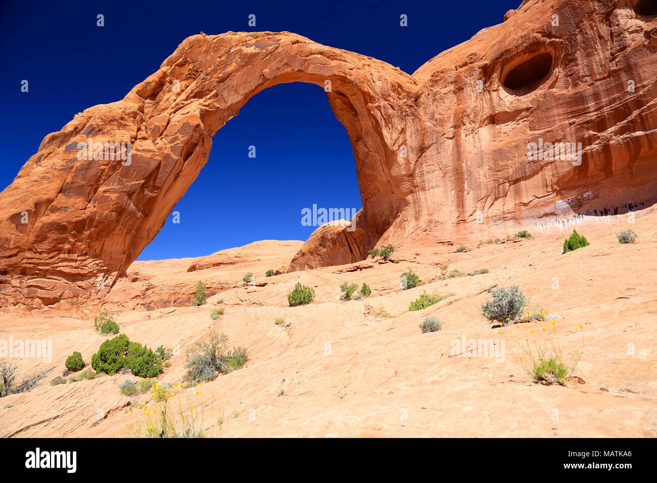 Corona Arch dans Moab, Utah desert Banque D'Images