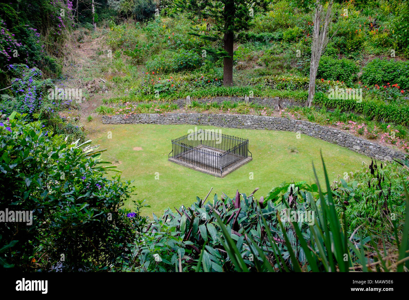 Le tombeau de Napoléon, Saint Helena Island, l'Atlantique Sud Banque D'Images