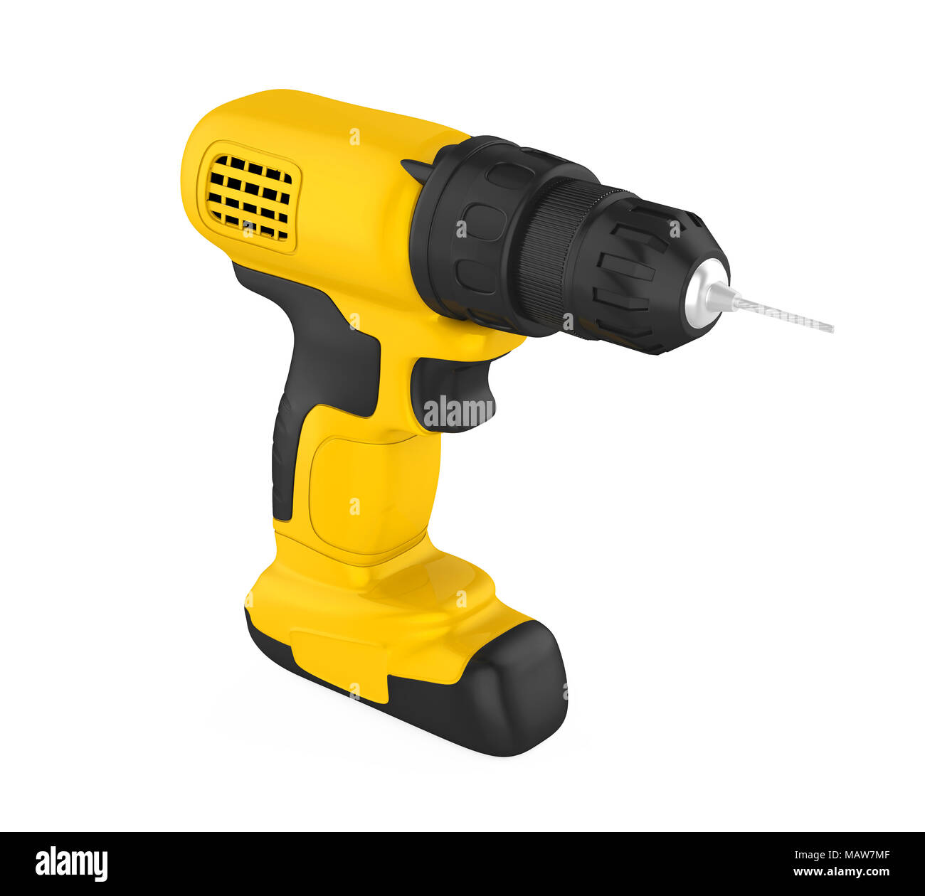 Perceuse sans fil isolé Banque D'Images