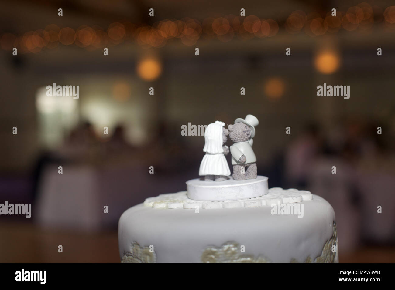 gâteau de mariage Banque D'Images