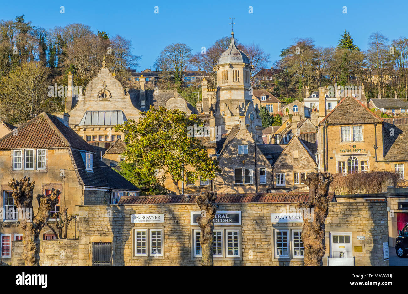 Bradford on Avon, une ville rurale dans le Wiltshire en Angleterre Banque D'Images