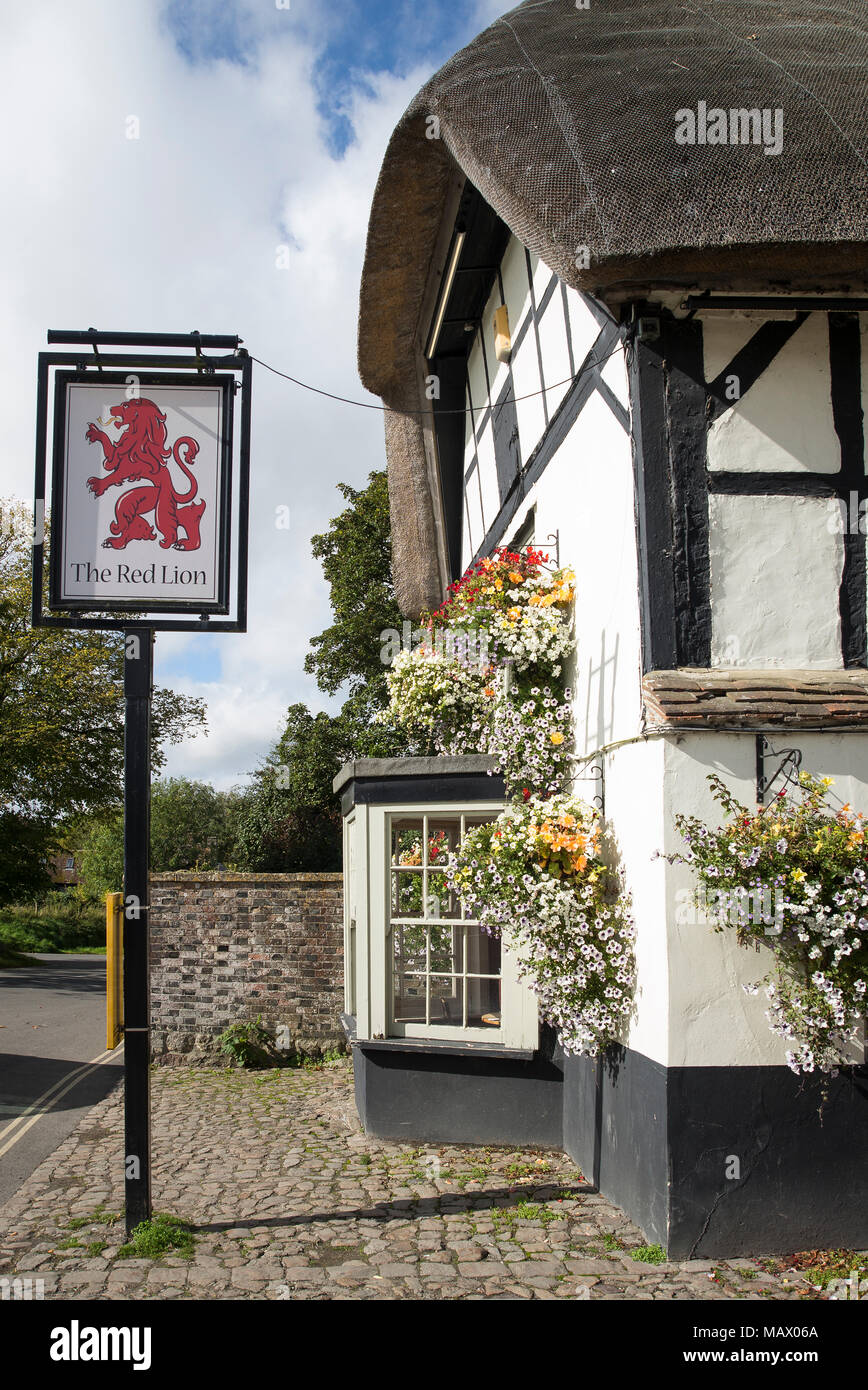 Le Red Lion Inn de Avebury Wiltshire England UK Banque D'Images
