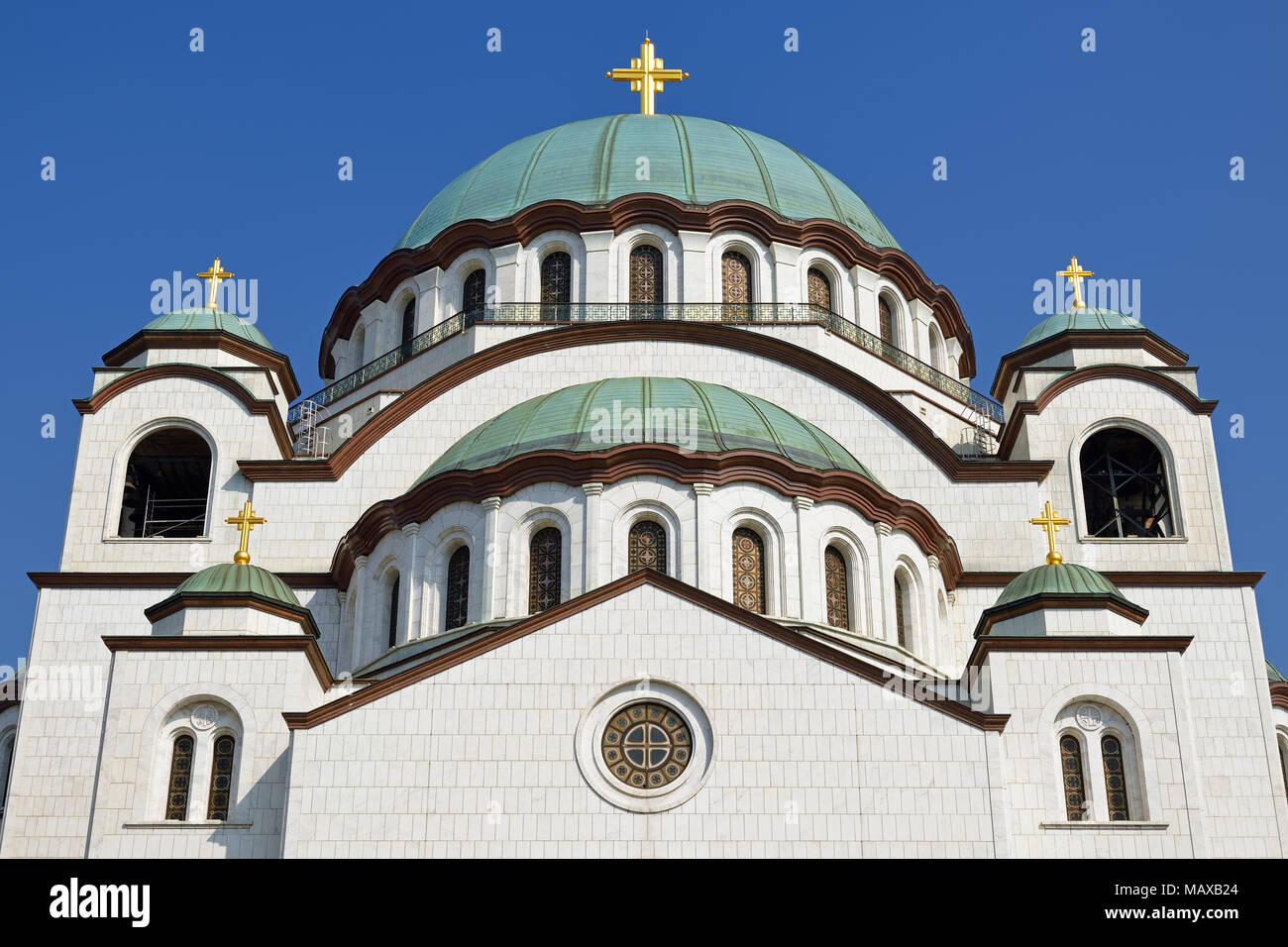 Eglise de Saint Sava, Belgrade, Serbie Banque D'Images