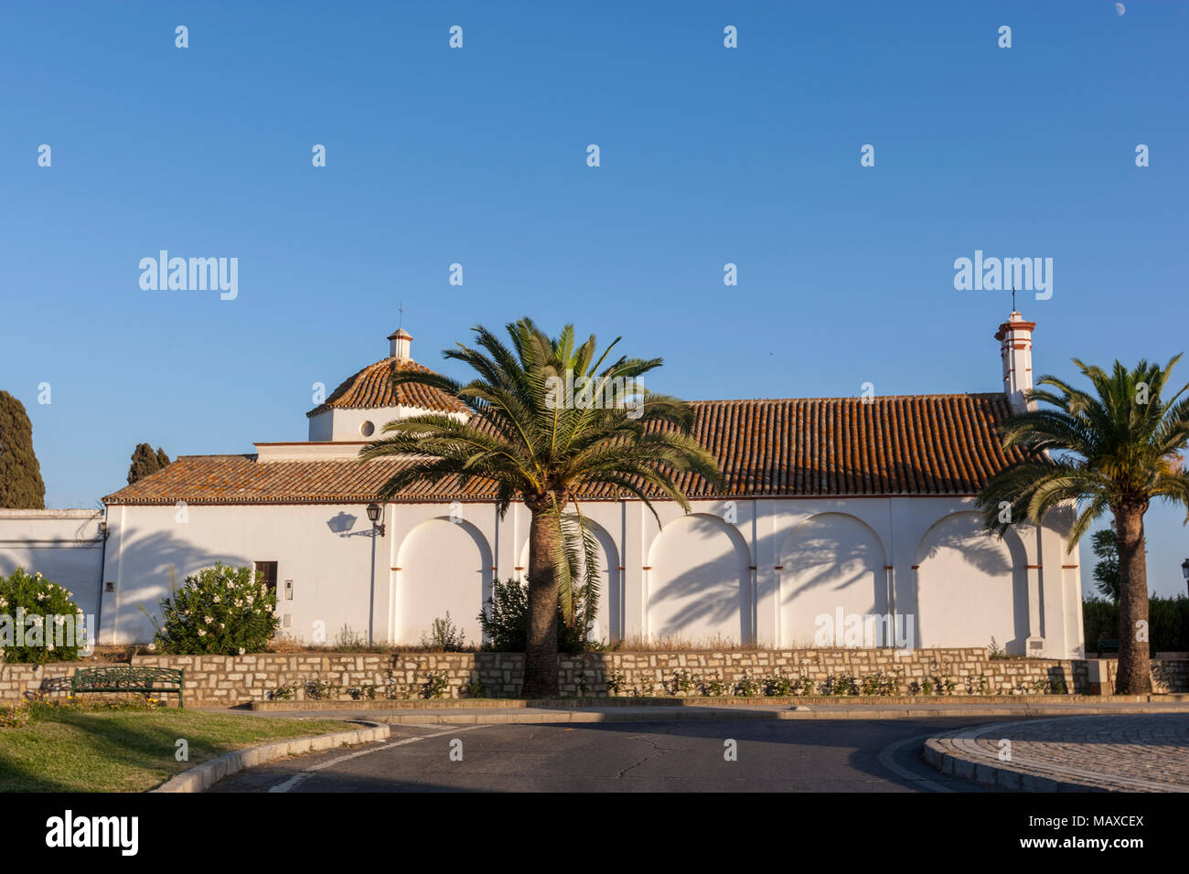L'ermitage de San Sebastián, Moguer, province de Huelva, Andalousie, Espagne Banque D'Images