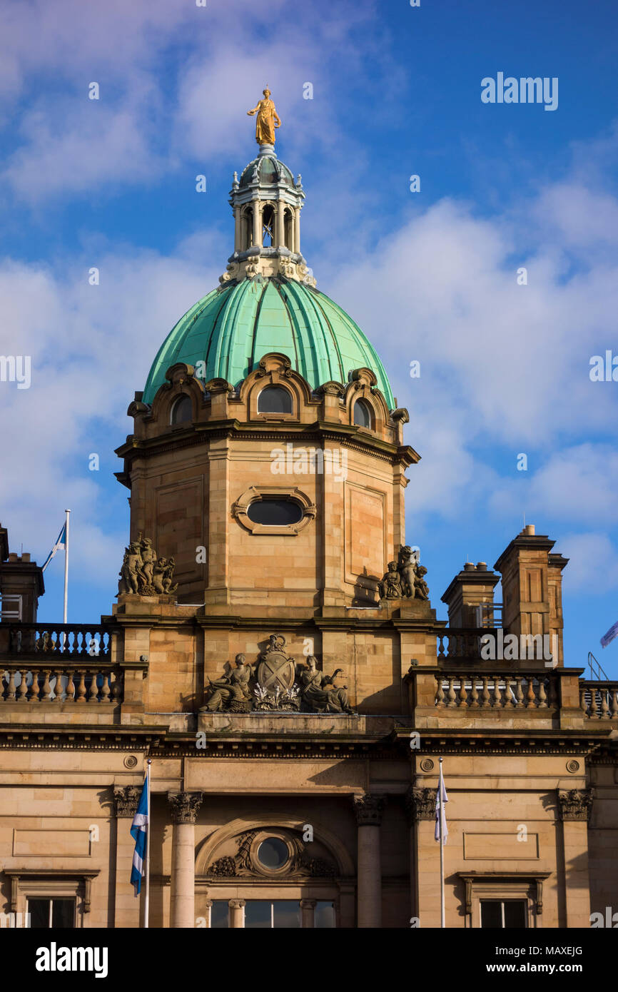 Bank of Scotland Head Office building, le monticule, Édimbourg, Écosse, Royaume-Uni Banque D'Images