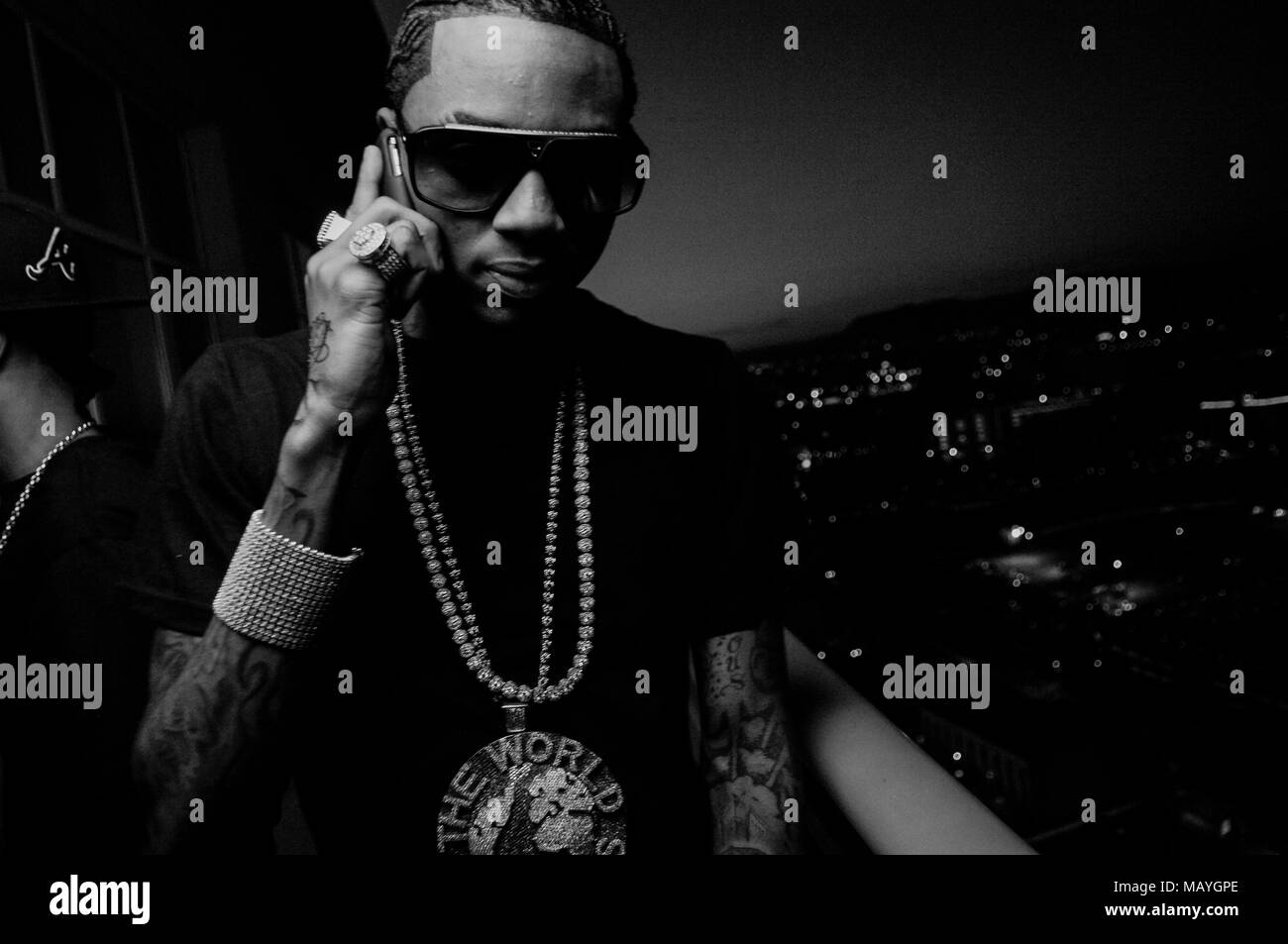 Deandre Way aka Soulja Boy Tell 'Em close le 25 septembre 2009 à Los Angeles, Californie. Banque D'Images