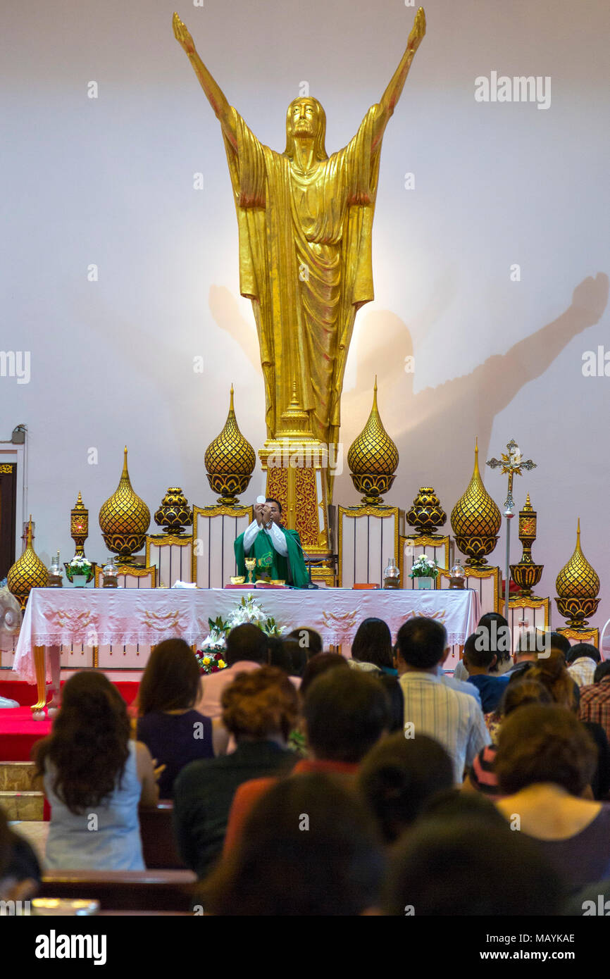 L'Église catholique Holy Redeemer, Bangkok, Thaïlande Banque D'Images