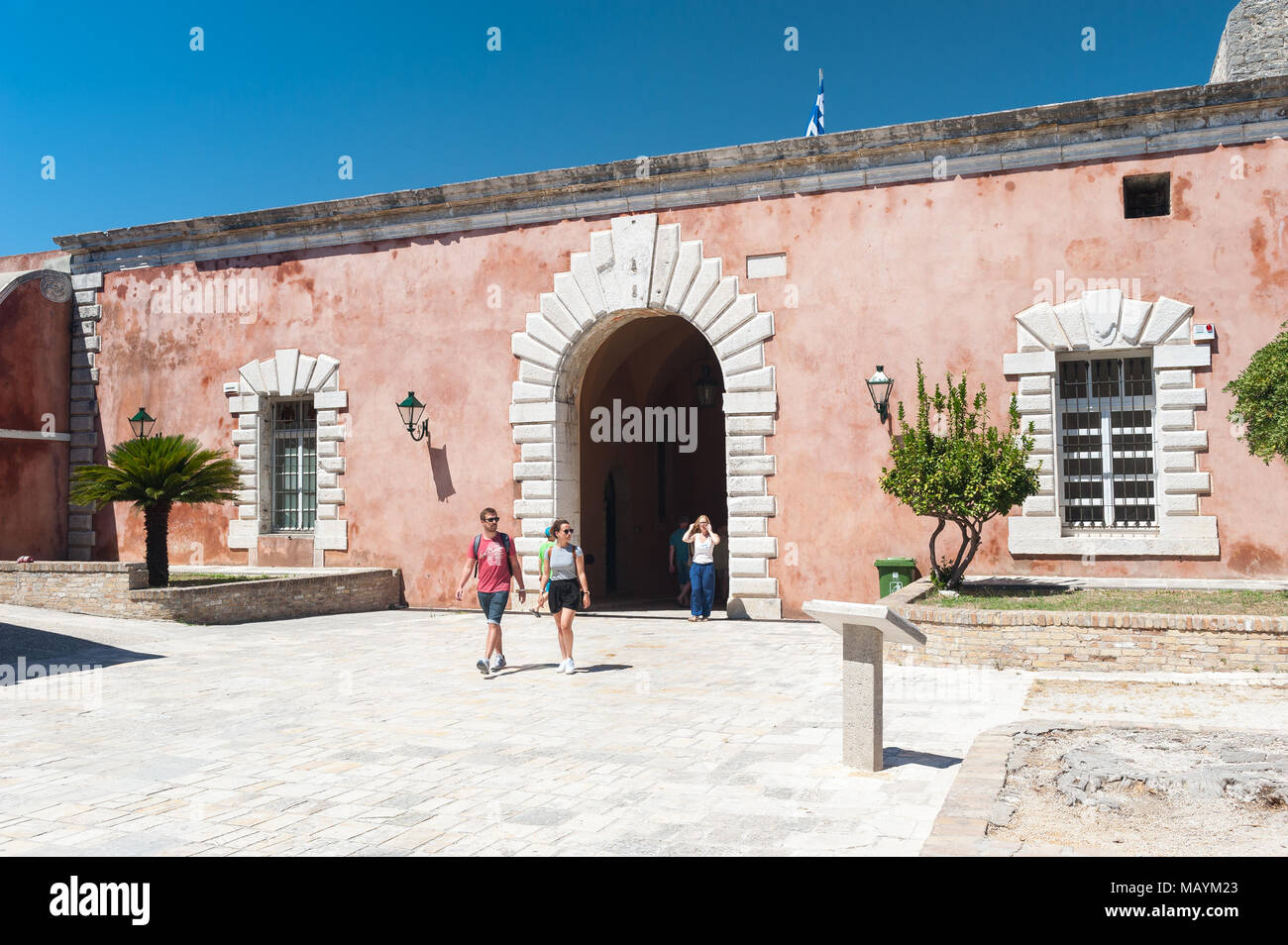 Ancienne forteresse de Corfou, îles Ioniennes, Grèce, Europe Banque D'Images