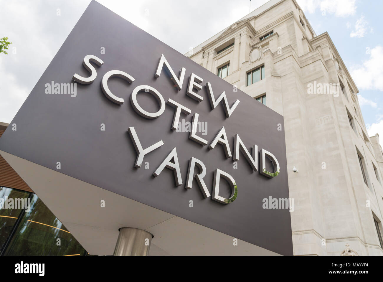 New Scotland Yard, Victoria Embankment, London, UK Banque D'Images