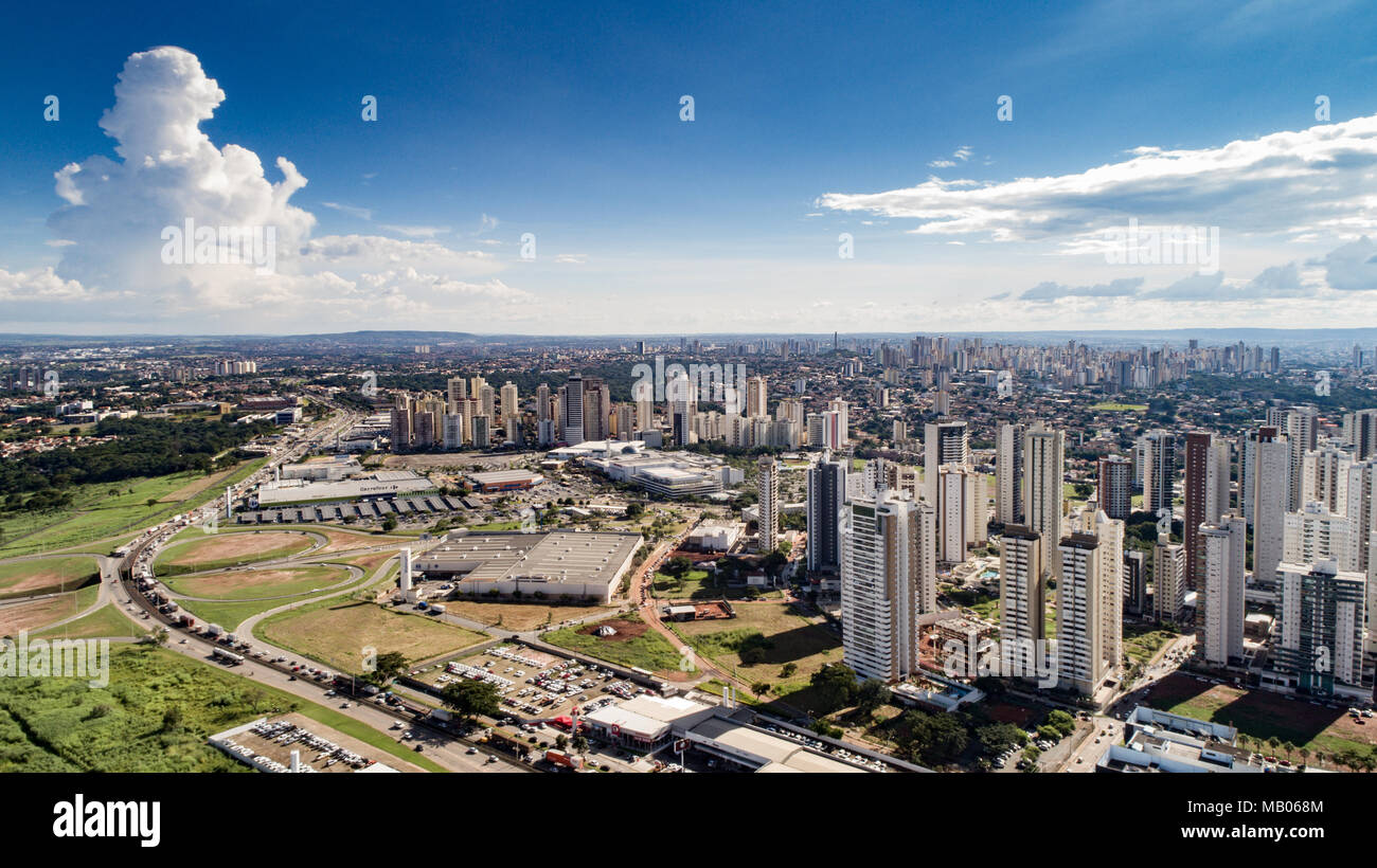 Vue Aérienne, Goiania, Goias, Brésil Banque D'Images