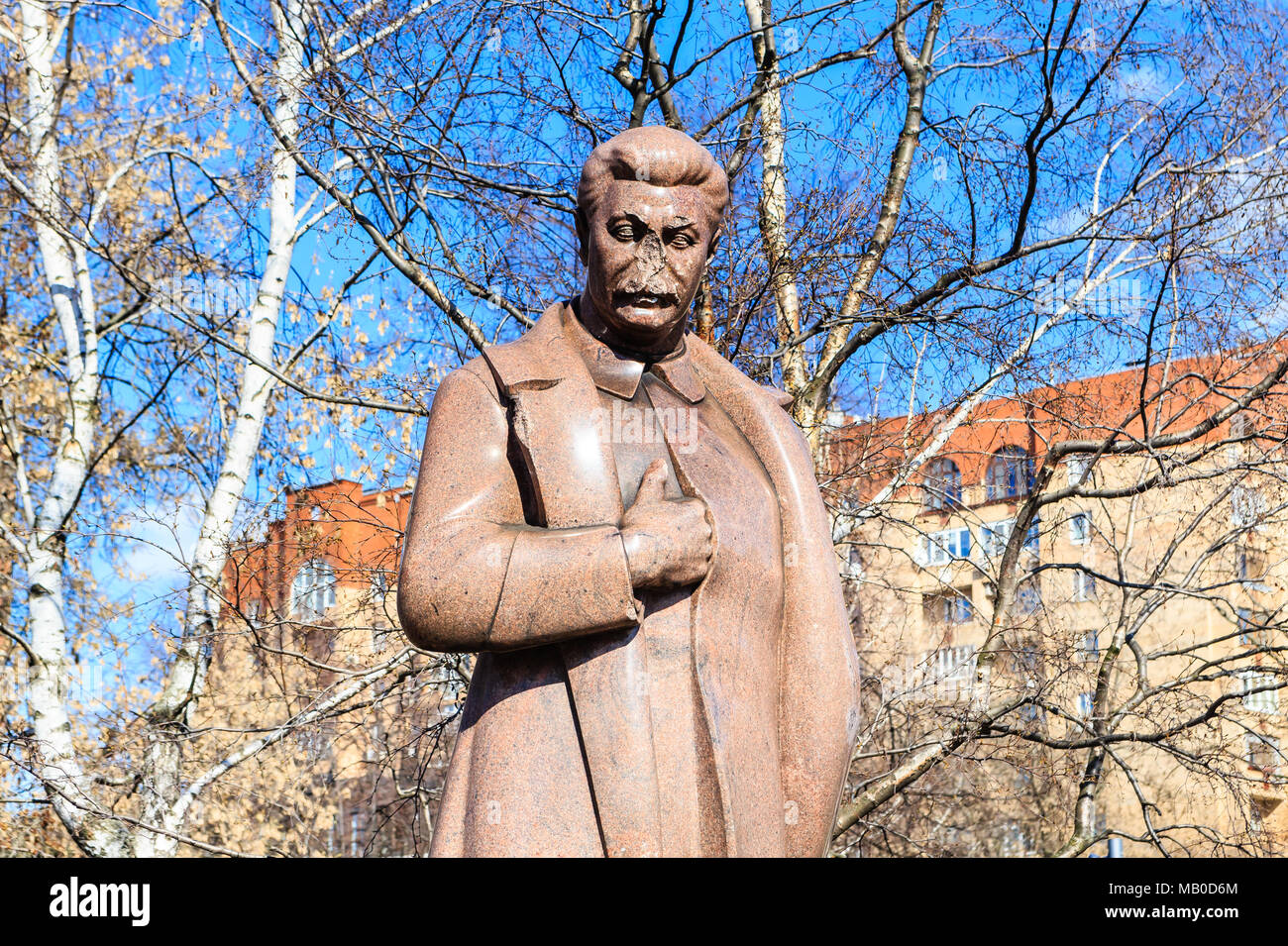 Monument à Staline. 'Museon Parc des arts'. Moscou, Russie Banque D'Images