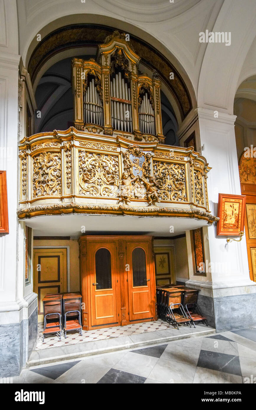Cathédrale Catholique Romaine de Sorrento, Italie Banque D'Images